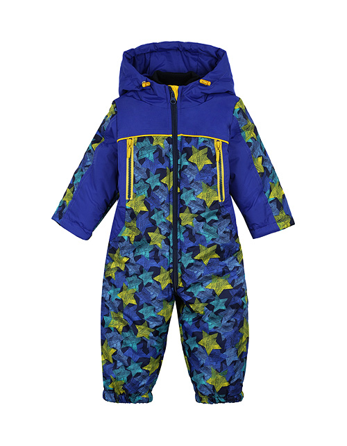 Комбинезон детский, М.173182, р.86-52, набивка/синий